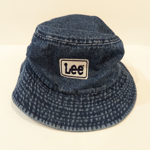 Vintage Lee Denim Bucket Hat 90s - Picture 1 of 6
